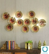 Alluring  Metal Iron Led Wall Decor & Hanging  -  Free Size, Metal, Wall   Decor, Pack of 1